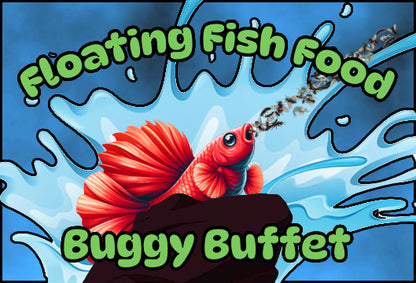 Buggy Buffet – Gourmet Insect Flakes for Bettas, Guppies & Nano Fish